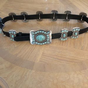 Vintage turquoise belt